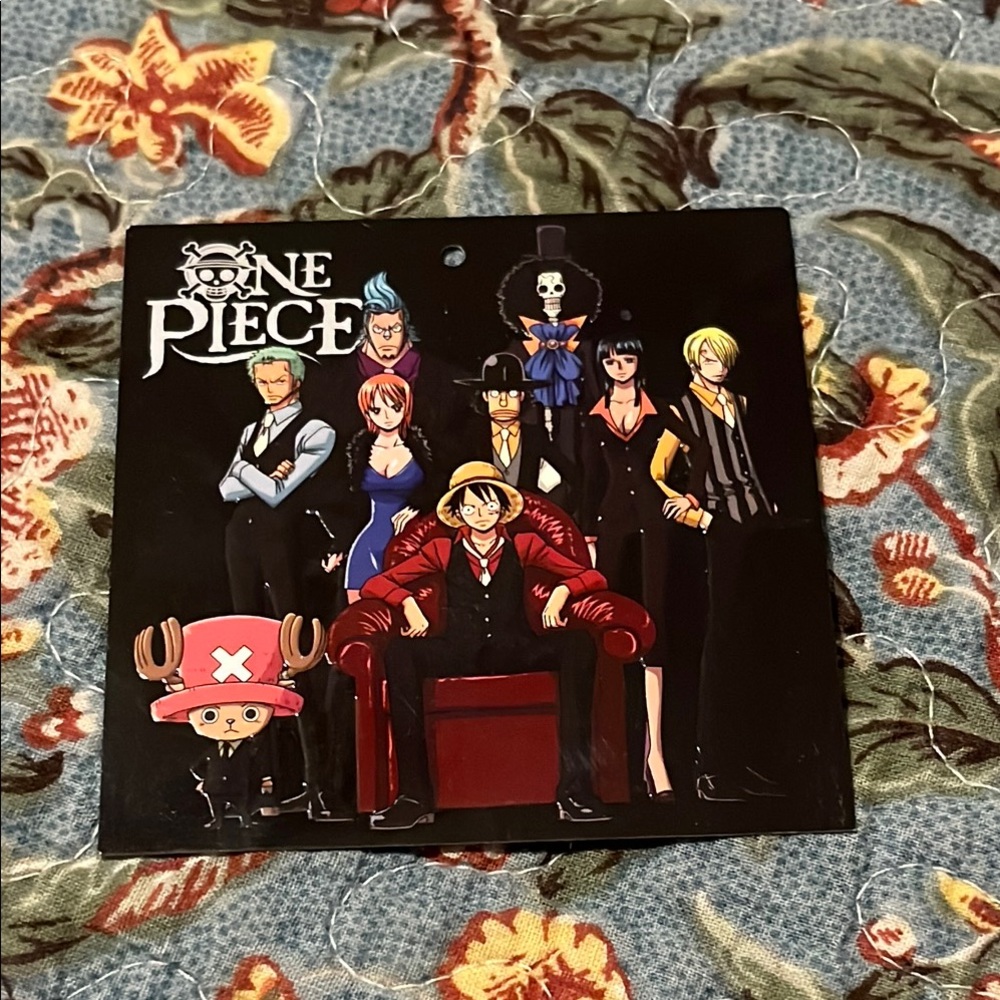 One Piece Collectible Graphic Card Uniqlo Tag Anime Eiichiro Oda Straw Hat